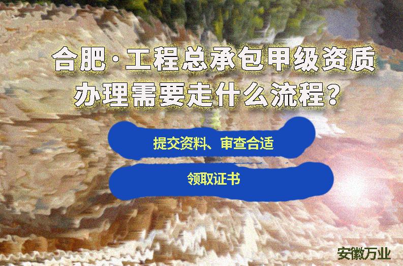 合肥工程總承包甲級(jí)資質(zhì)辦理需要走什么流程？